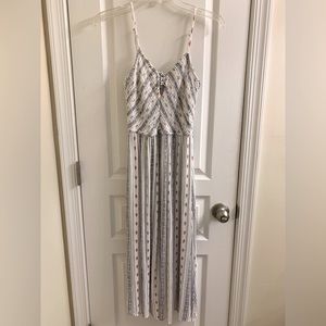 Spaghetti strap white dress